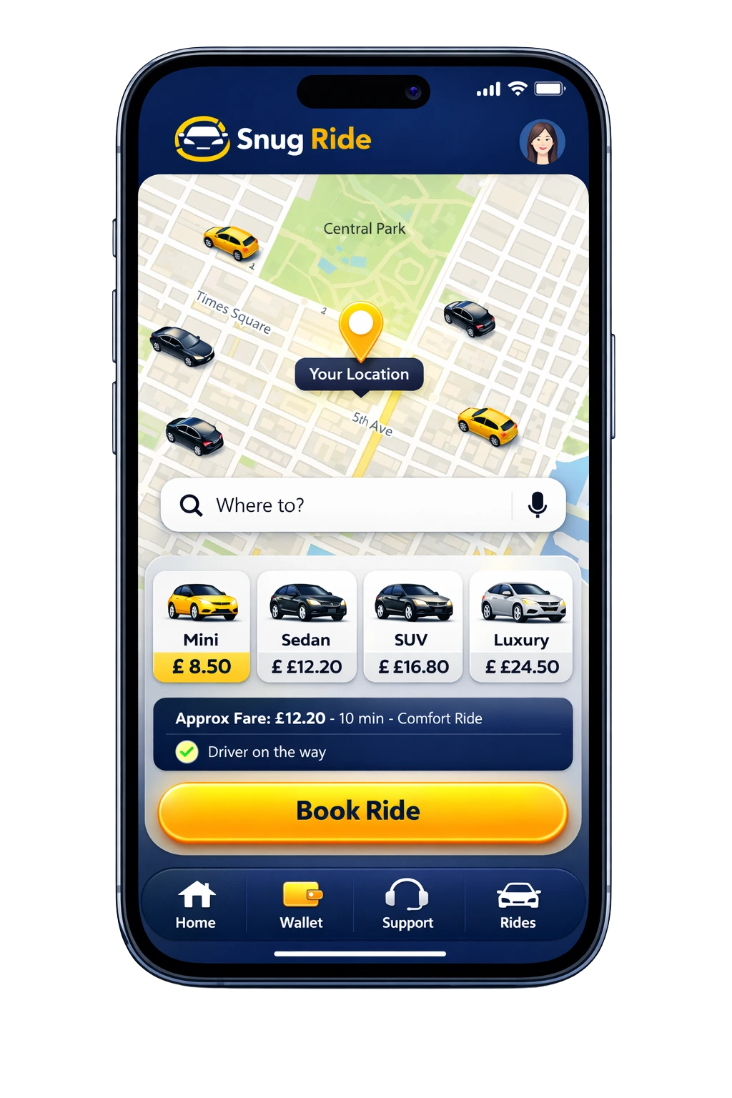 Download the Snug Ride App Today